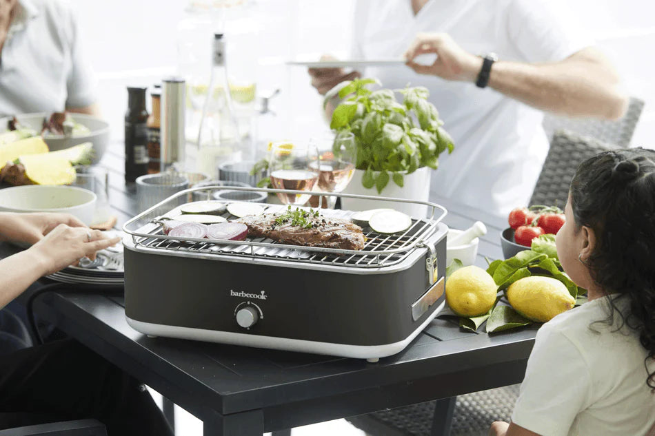 Barbecue E-Carlo Electrische Tafelgrill Midnight Grey