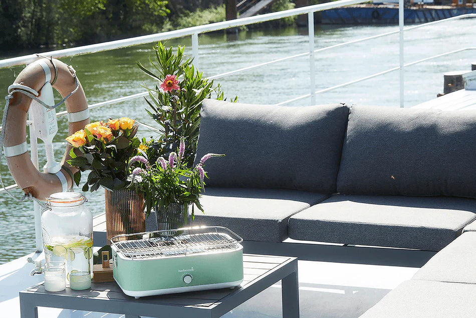 Barbecue E-Carlo Electrische Tafelgrill Paris Green