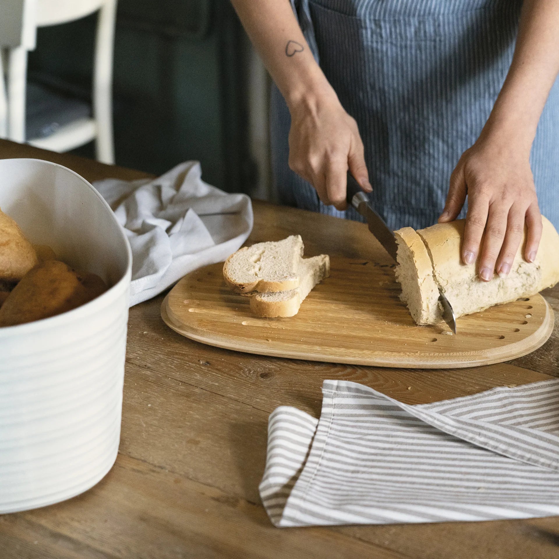 <transcy>Bread box Tierra Guzzini with Bamboo lid</transcy>