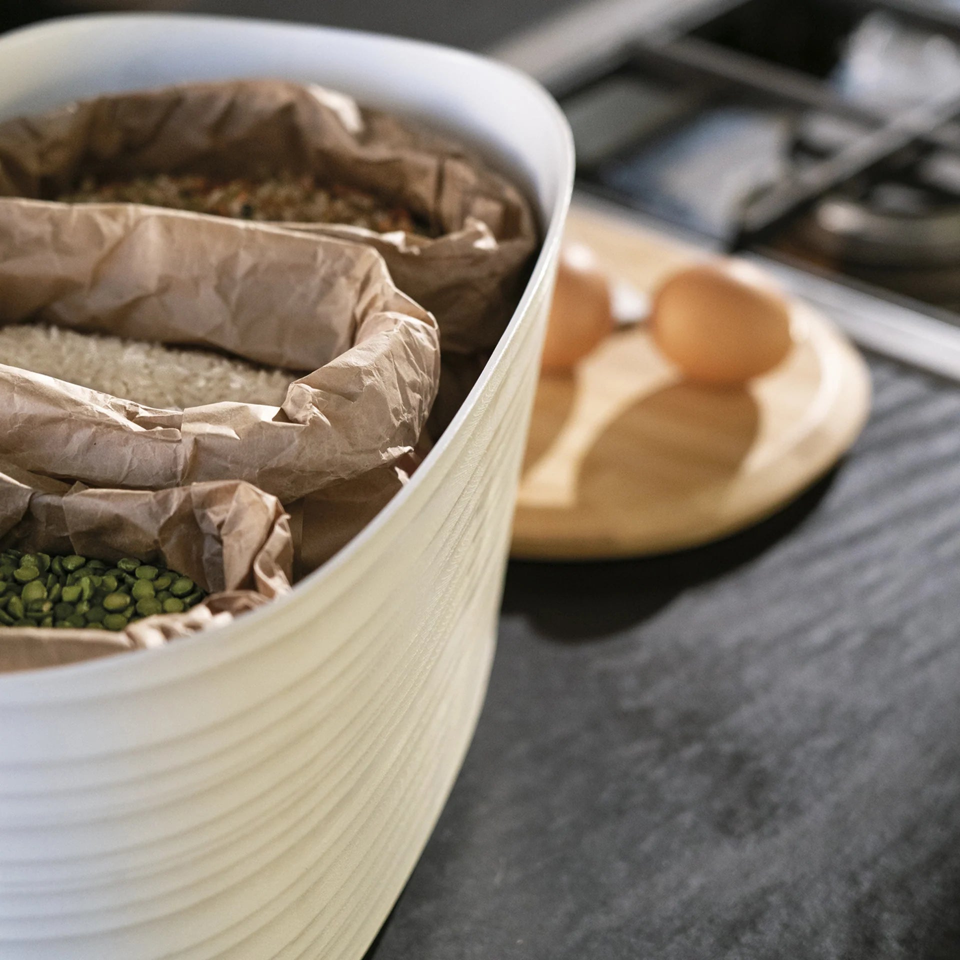 <transcy>Bread box Tierra Guzzini with Bamboo lid</transcy>