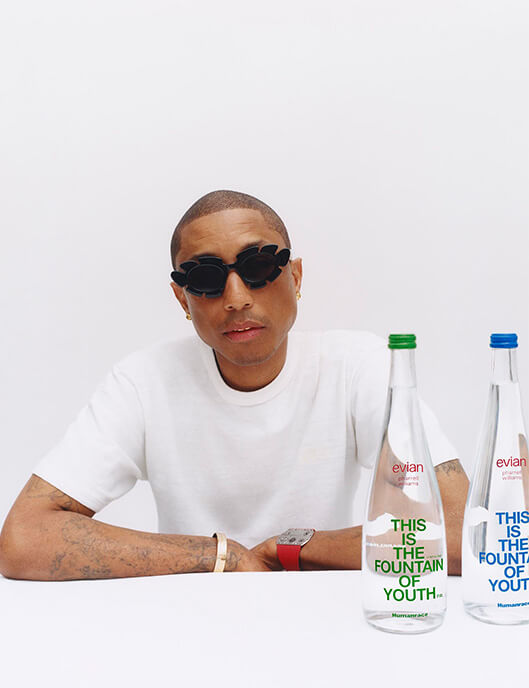 Water Evian Limited Edition Pharrell Williams 75cl