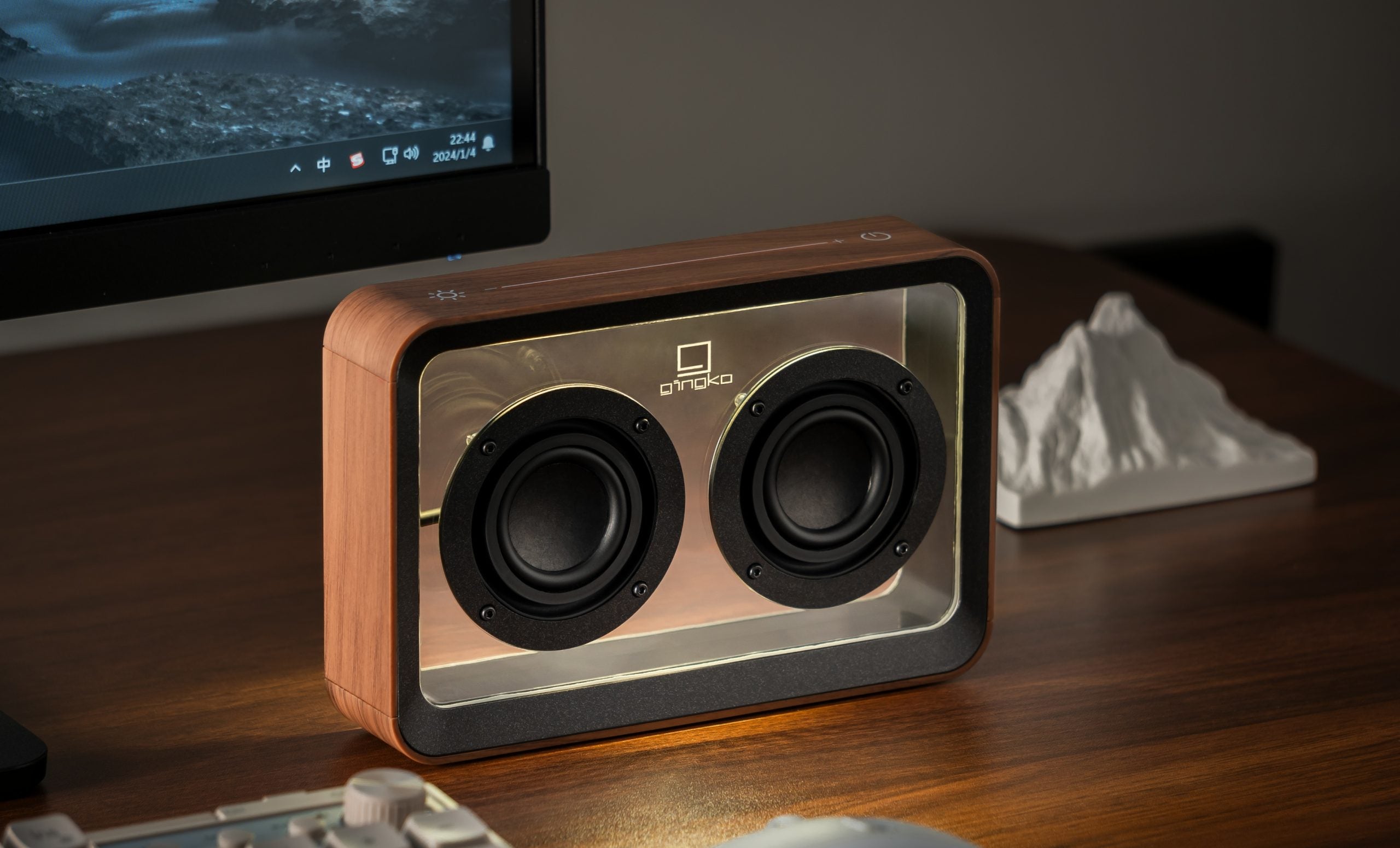 Speaker Gingko Mage See-Through Bluetooth Walnut