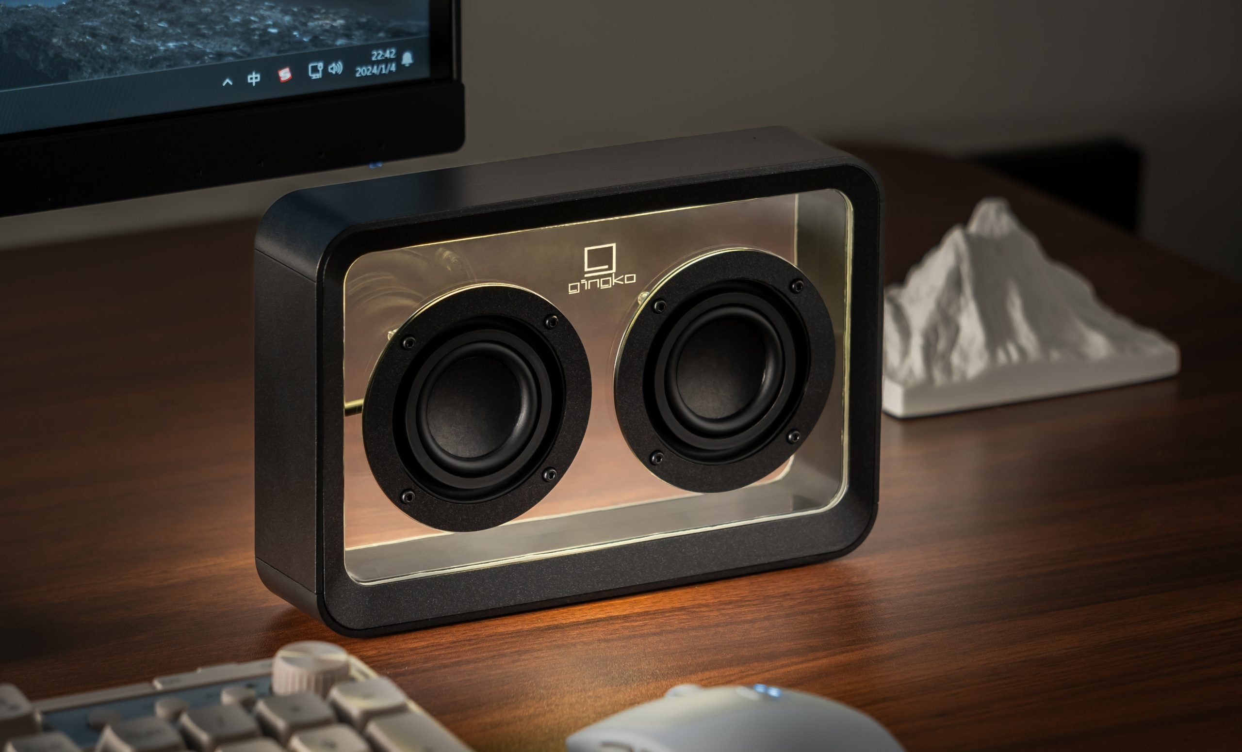 Speaker Gingko Mage See-Through Bluetooth Black