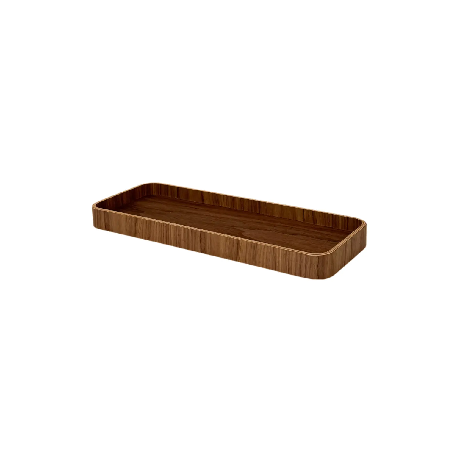 Plateau Serve Rectangular S L38 B14 cm Walnut