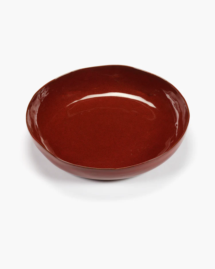 Serveer Schaal La Mere L D37 H7 cm Venetian Red