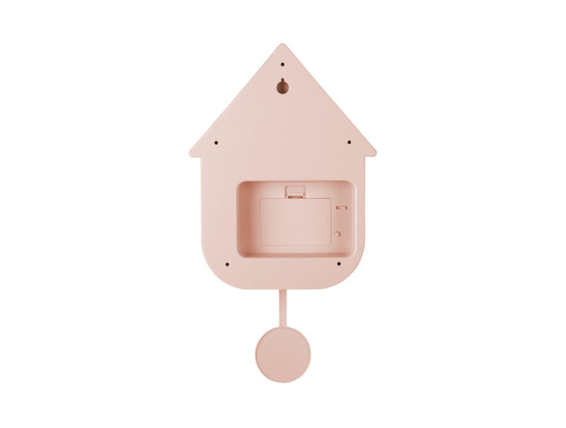 Klok Cuckoo Modern Wall Clock 41,5x8,5x21,5 cm Roze