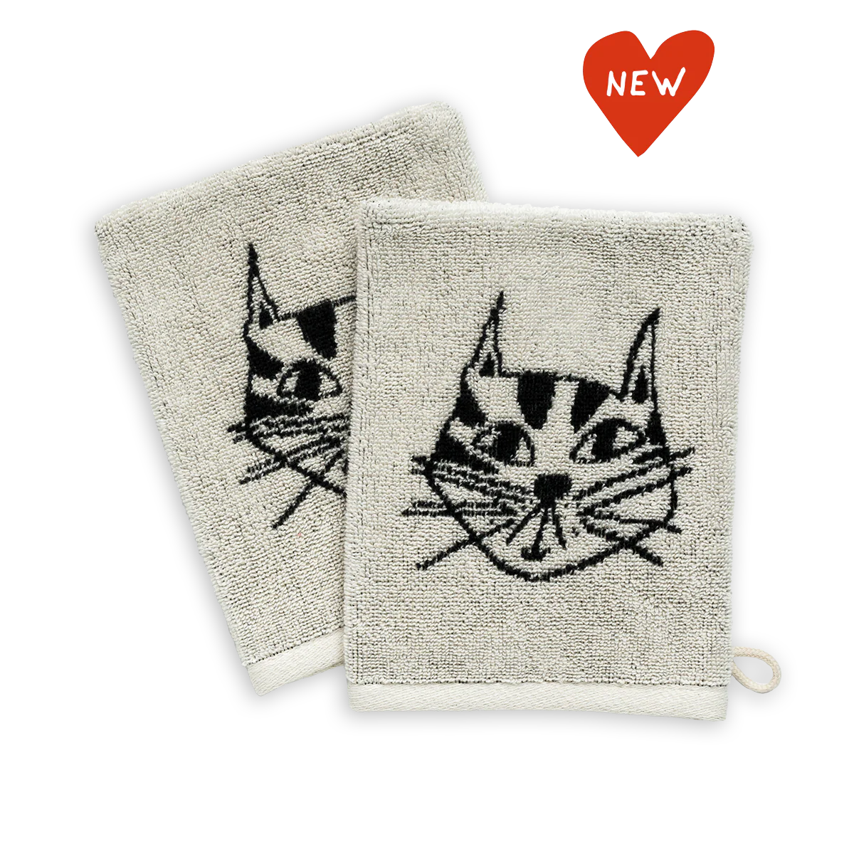 Washandje Helen B Cat set 2