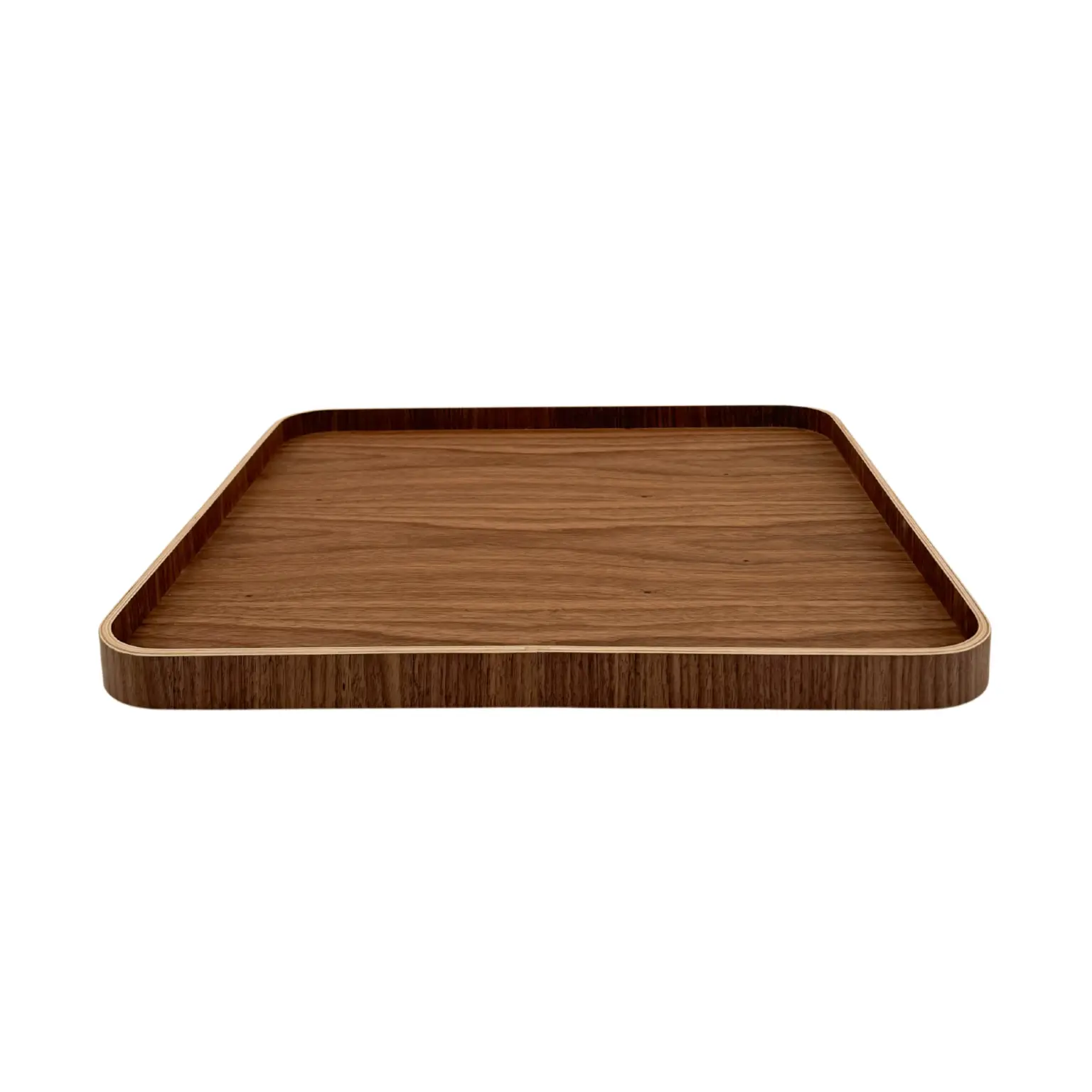 Plateau Serve Square L L45,5 B45,5 cm Walnut