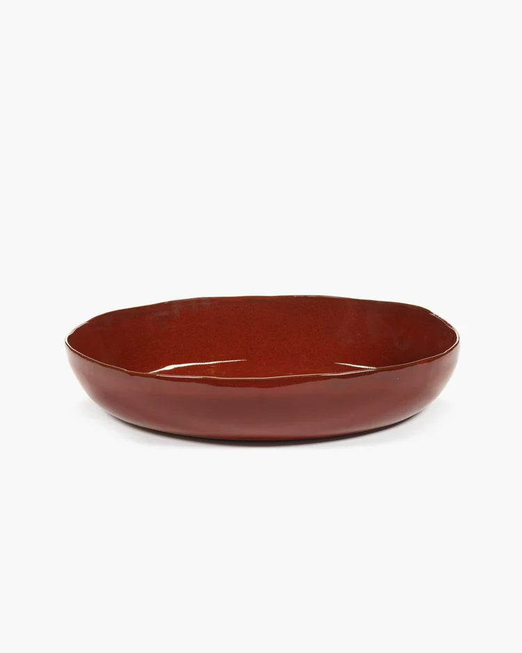 Serveer Schaal La Mere L D37 H7 cm Venetian Red