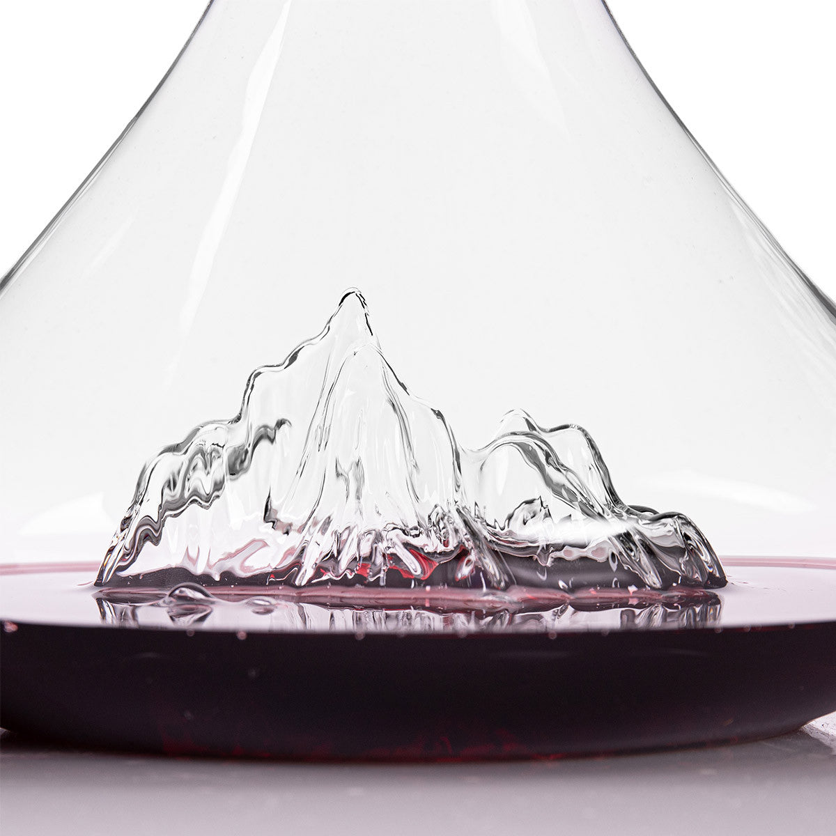 Karaf Wijn Decanter Topographic Mont Blanc