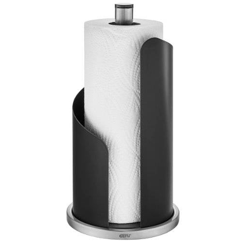 <transcy>Kitchen roll holder Curve Black</transcy>