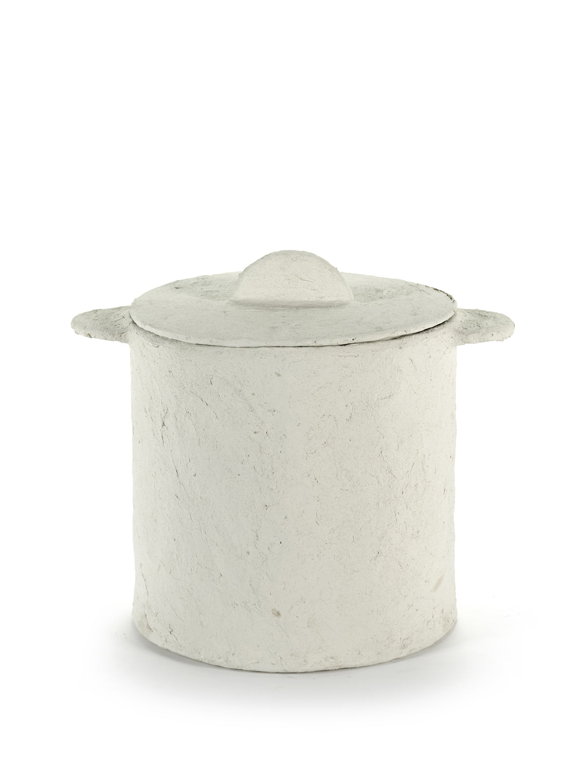 <transcy>Jar + Lid Serax Marie Paper Mache D32 H30 Beige</transcy>