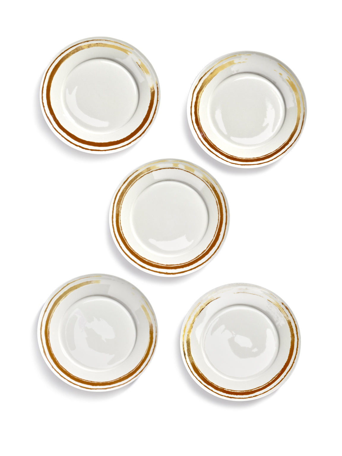 Borden Luc Tuymans Plates D25,5 H2,5 cm Set 5