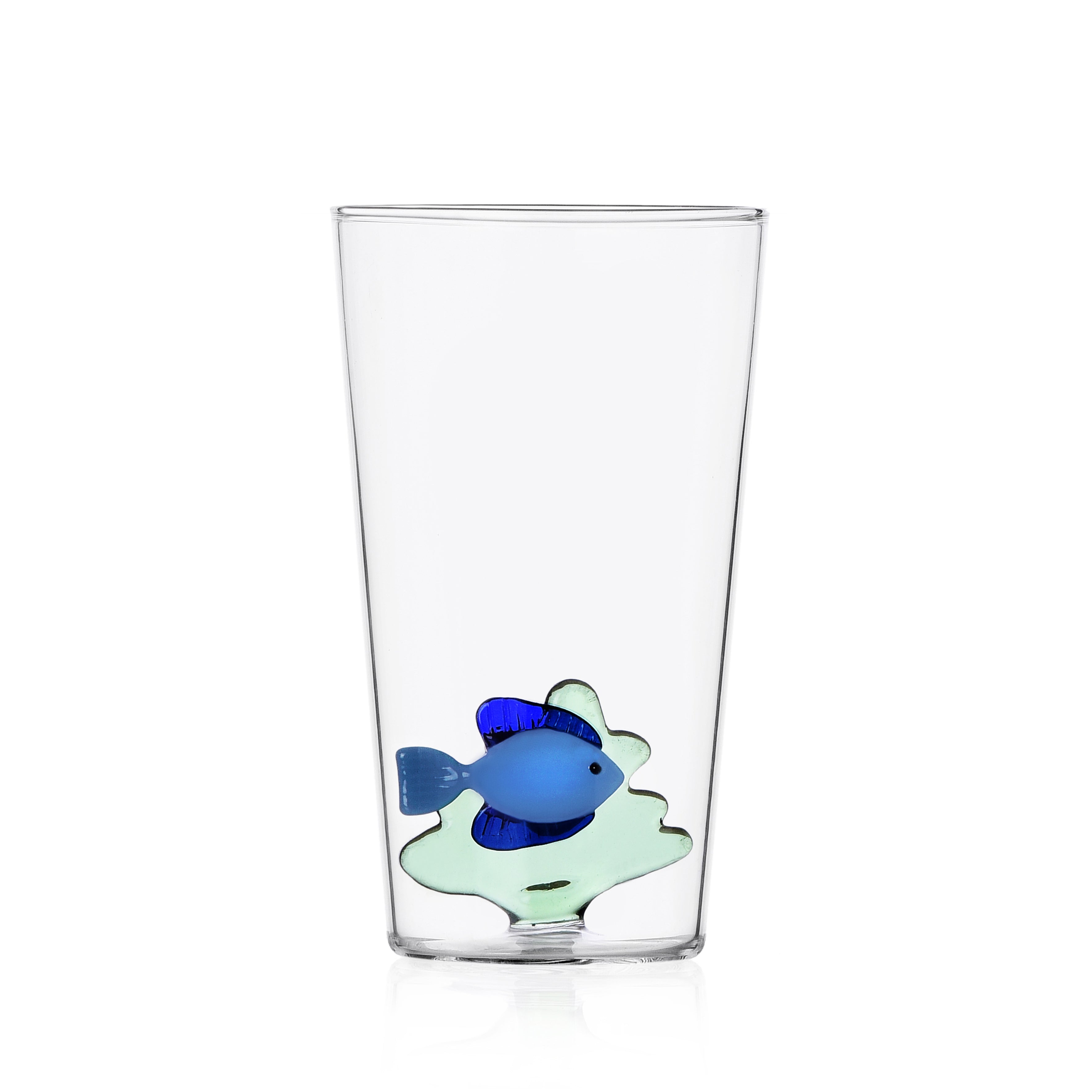 Waterglas Longdrink Ichendorf Marine Garden Vis Blauw Alg Groen